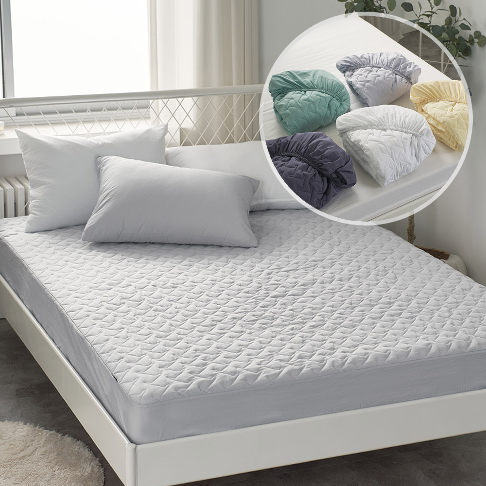 고정밴드 알러지케어 밴드형 누빔 매트리스 사계절 겨울 침대커버 SS