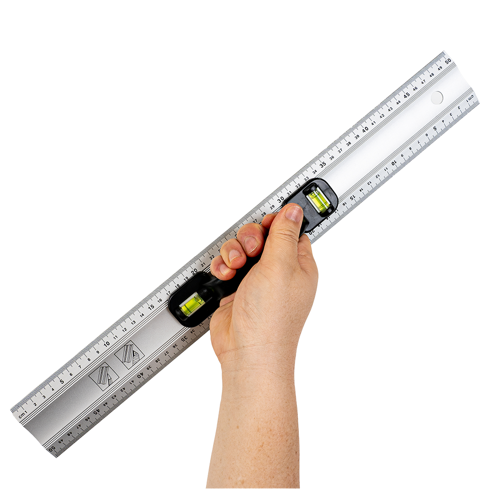 손잡이자 전기 기능사 실기시험 준비물 자 알루미늄 50cm 이미지 2