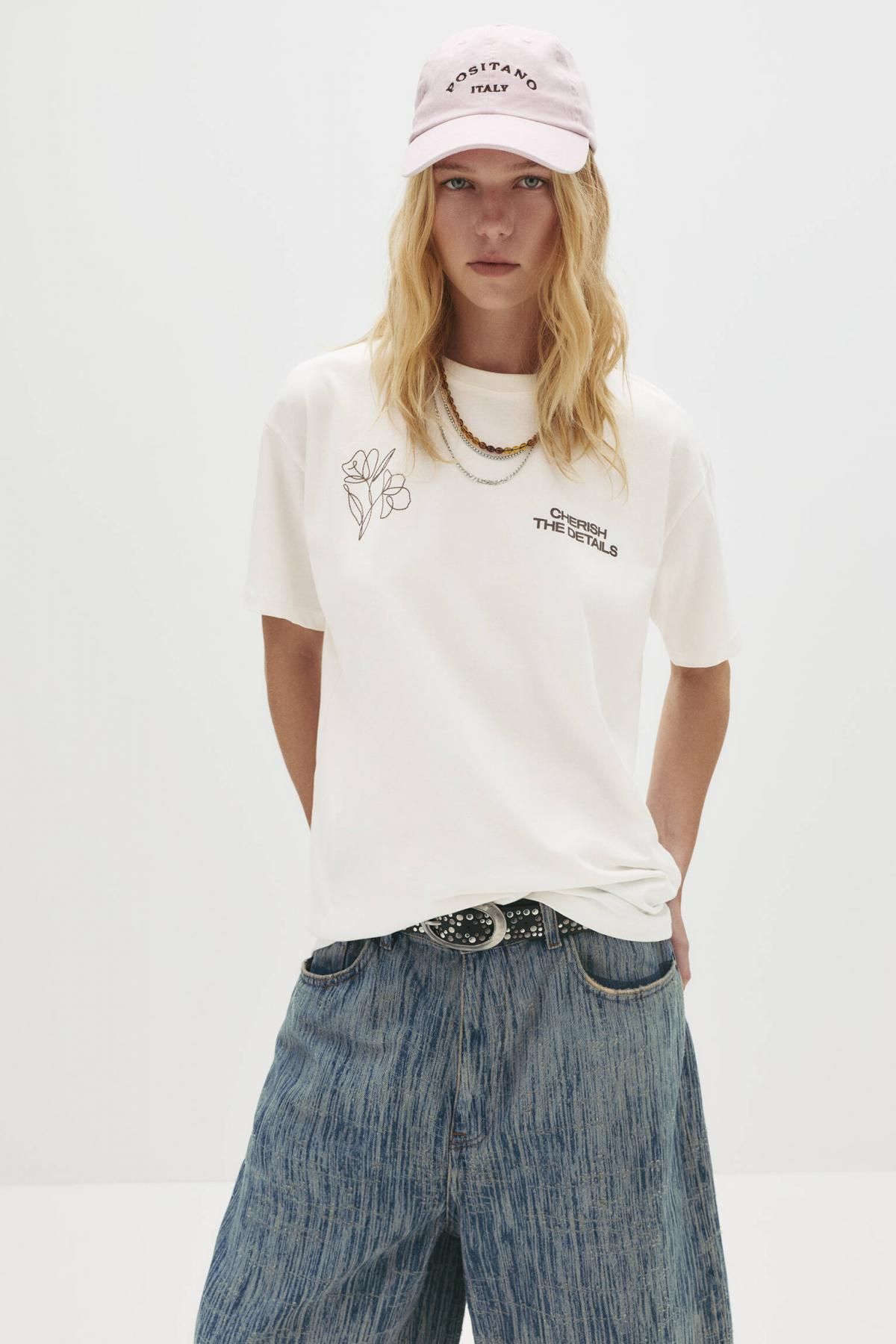 풀앤베어 그래픽 베이직 라운드넥 반팔 티셔츠 7152/374 ICE - 상세 이미지 2