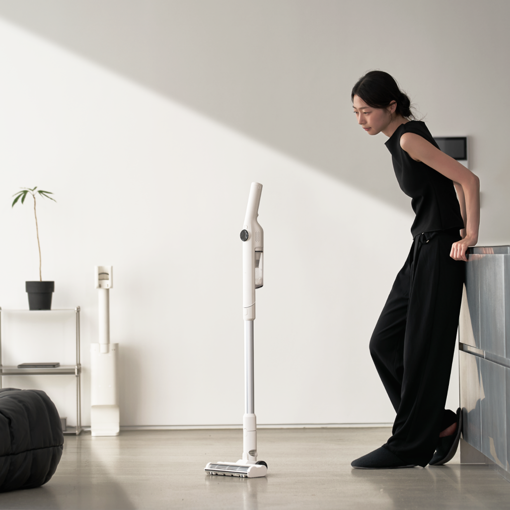 에어르 무선 청소기 슬릭 자동 먼지 비움 스테이션 가벼운 BLDC 원룸 청소기