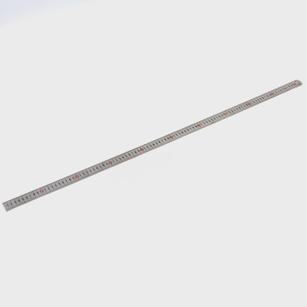 1m 자 1미터 스틸 철제자 강철자 방안자 인치자 100cm - 상세 이미지 5
