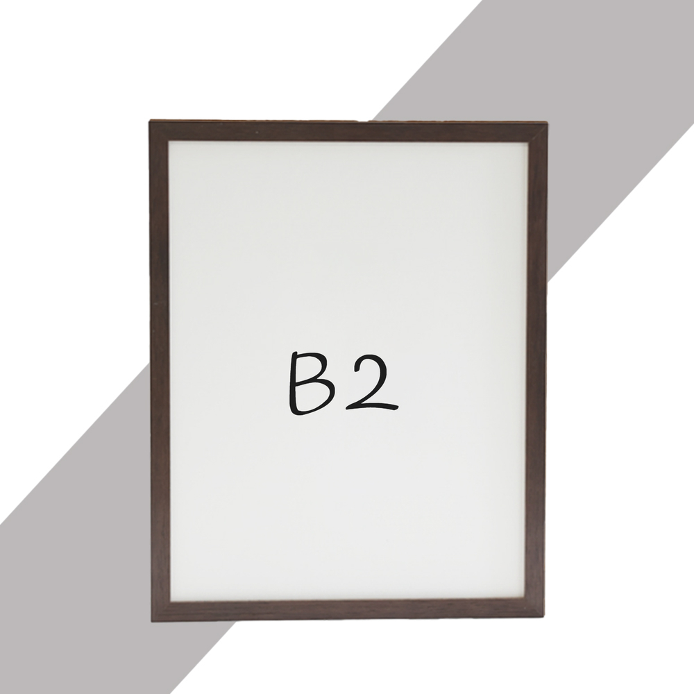 15mm 원목액자 웨딩액자 우드 아크릴 프레임 스튜디오 틀 제작 B2 515x728mm, 샴페인 - 메인 이미지