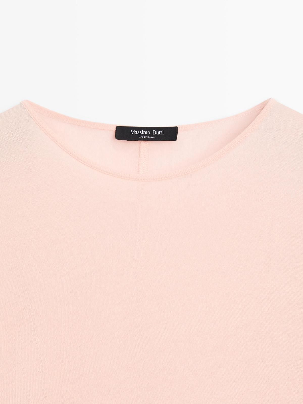 마시모두띠 라이트웨이트 베이직 긴팔 티셔츠 6228/576 PASTEL PINK - 상세 이미지 2