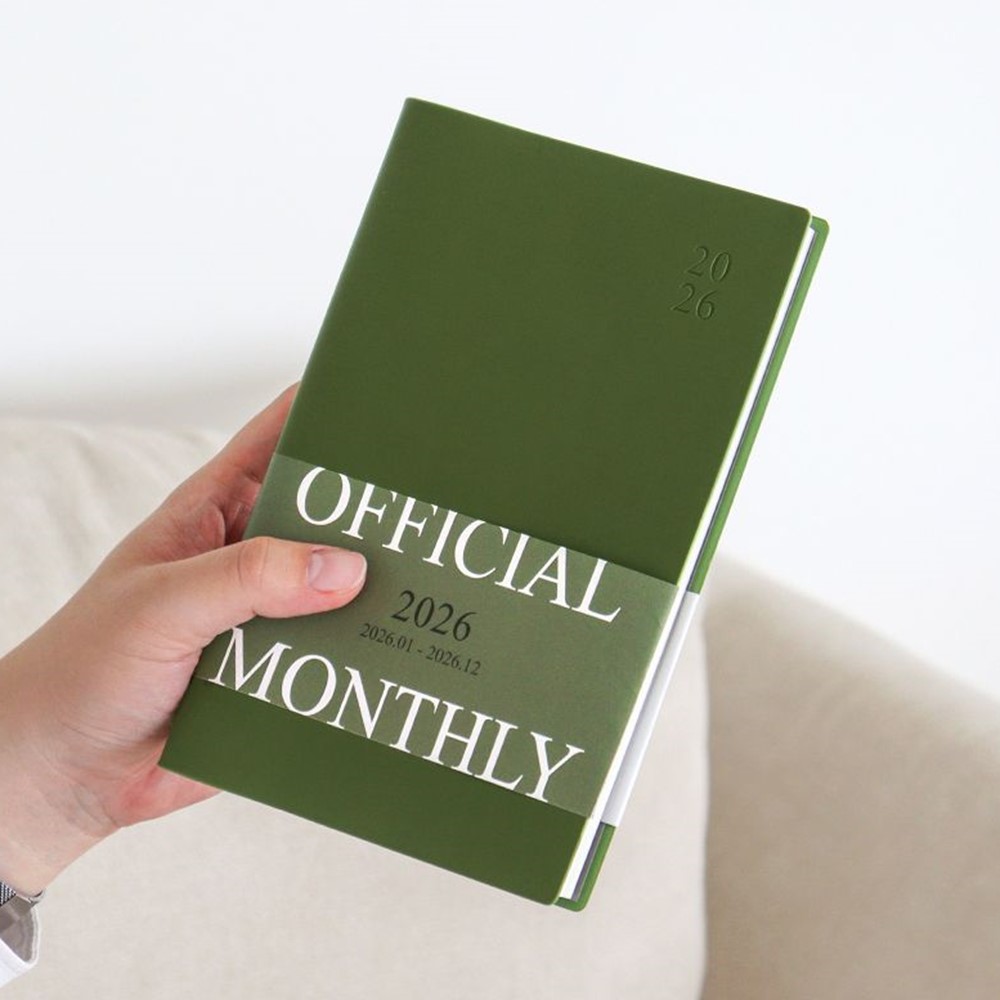 26년 다이어리 먼슬리 B6 직장인 업무노트 업무용 수첩 2026년 월간 교무수첩 상세 이미지 4