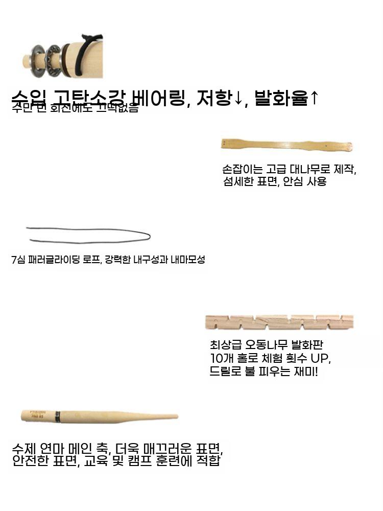 불 피우기 체험 파이어 캠핑 캠프 야외 도구 키트 조난 생존 - 상세 이미지 5