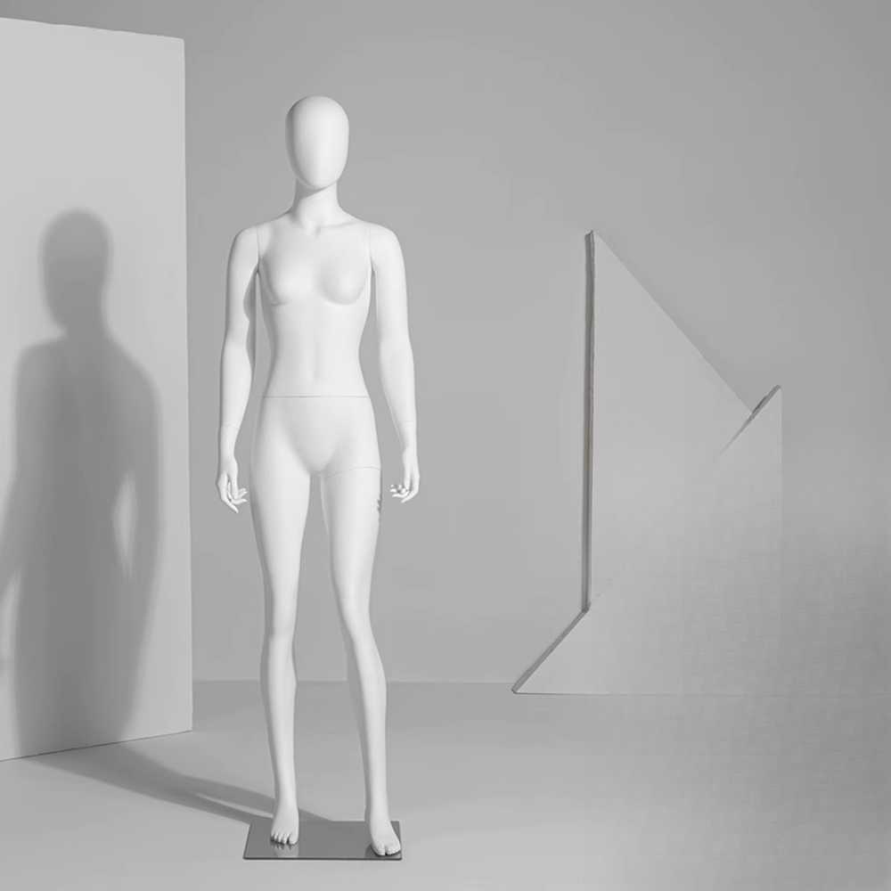 쇼윈도 진열 전신 마네킹 의류매장 피팅 전용 모형 G7-1 화이트(여성) - 상품 이미지