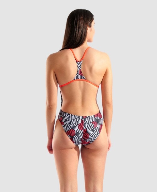 아레나 Geometry Booster Back One Piece - 메인 이미지