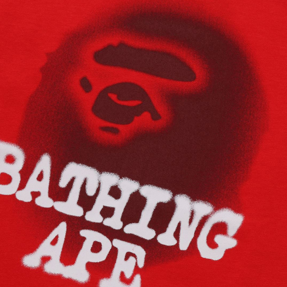 베이프 반팔티 BATHING APE LOGO RELAXED FIT TEE 1L80-110-303 - 상세 이미지 4