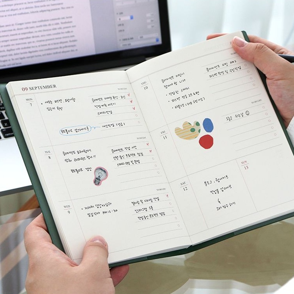 2026 다이어리 2026년 위클리 다이어리 직장인 업무용 26년 오피셜 B6 주간 이미지 6