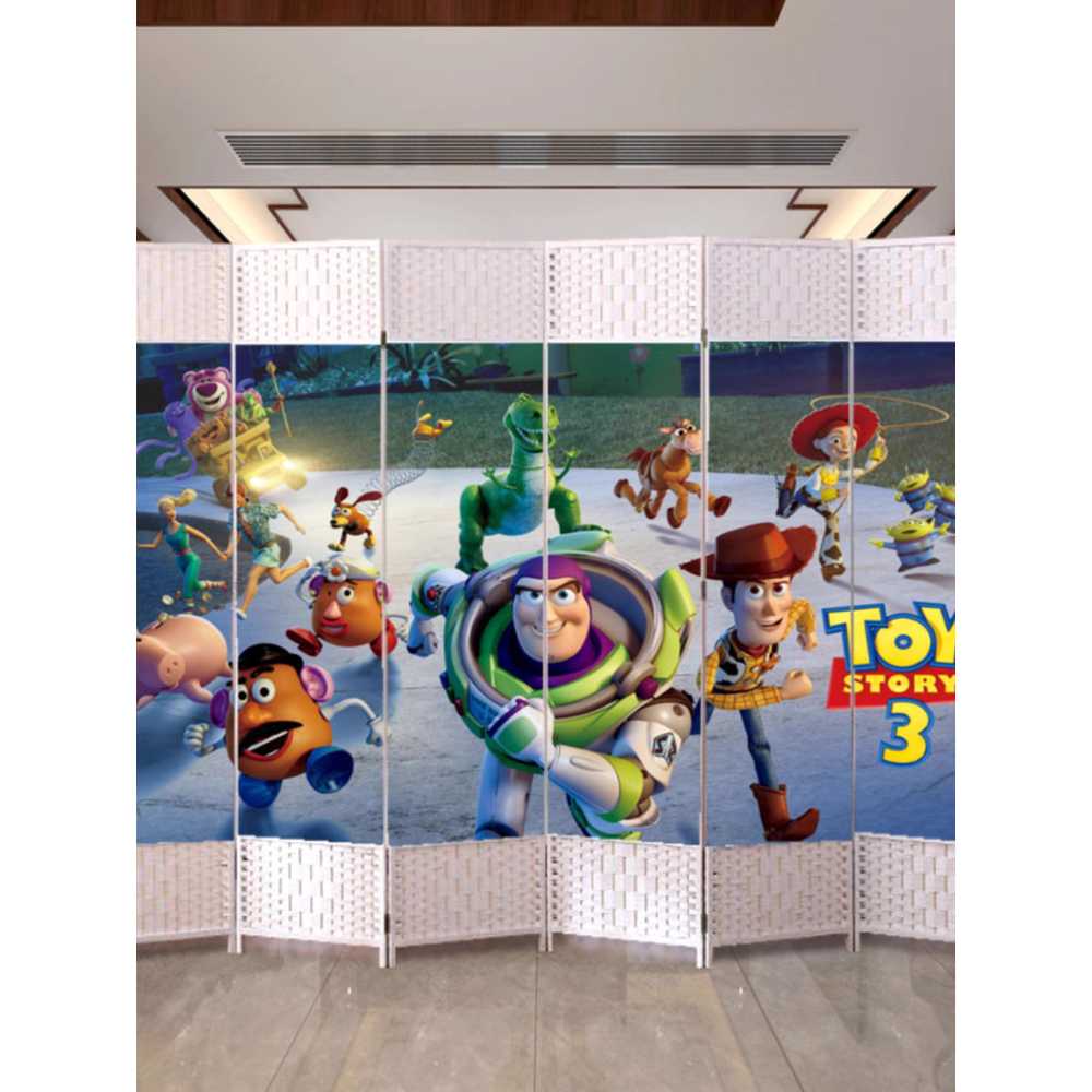 일본식 병풍 스타일 파티션 접이식 인테리어 가구 1.8mx50cm 4개 (단면) - 상세 이미지 4