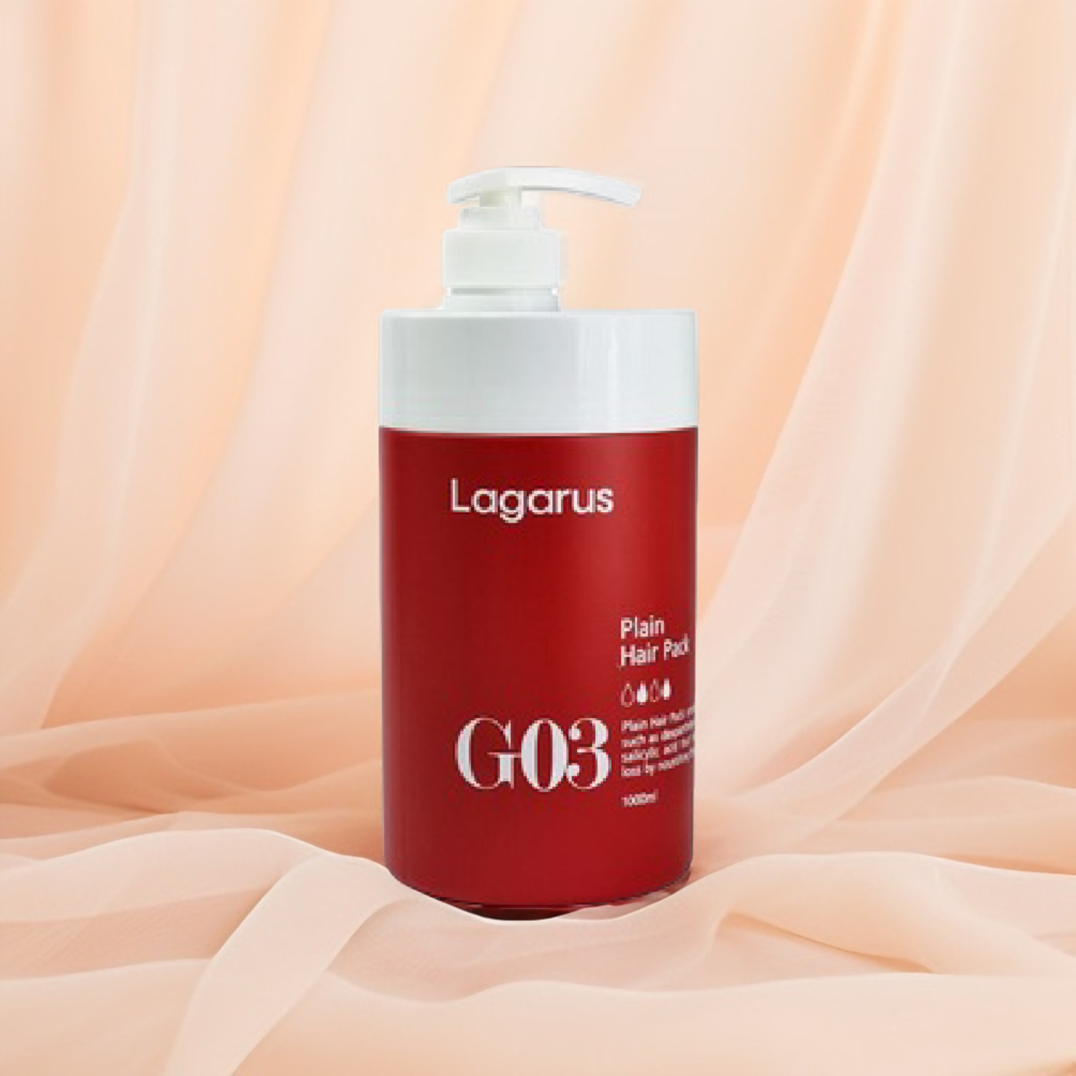 라가루스 G03 플레인 헤어팩 두피 영양 트리트먼트 헤어클리닉 1000ml - 상세 이미지 2