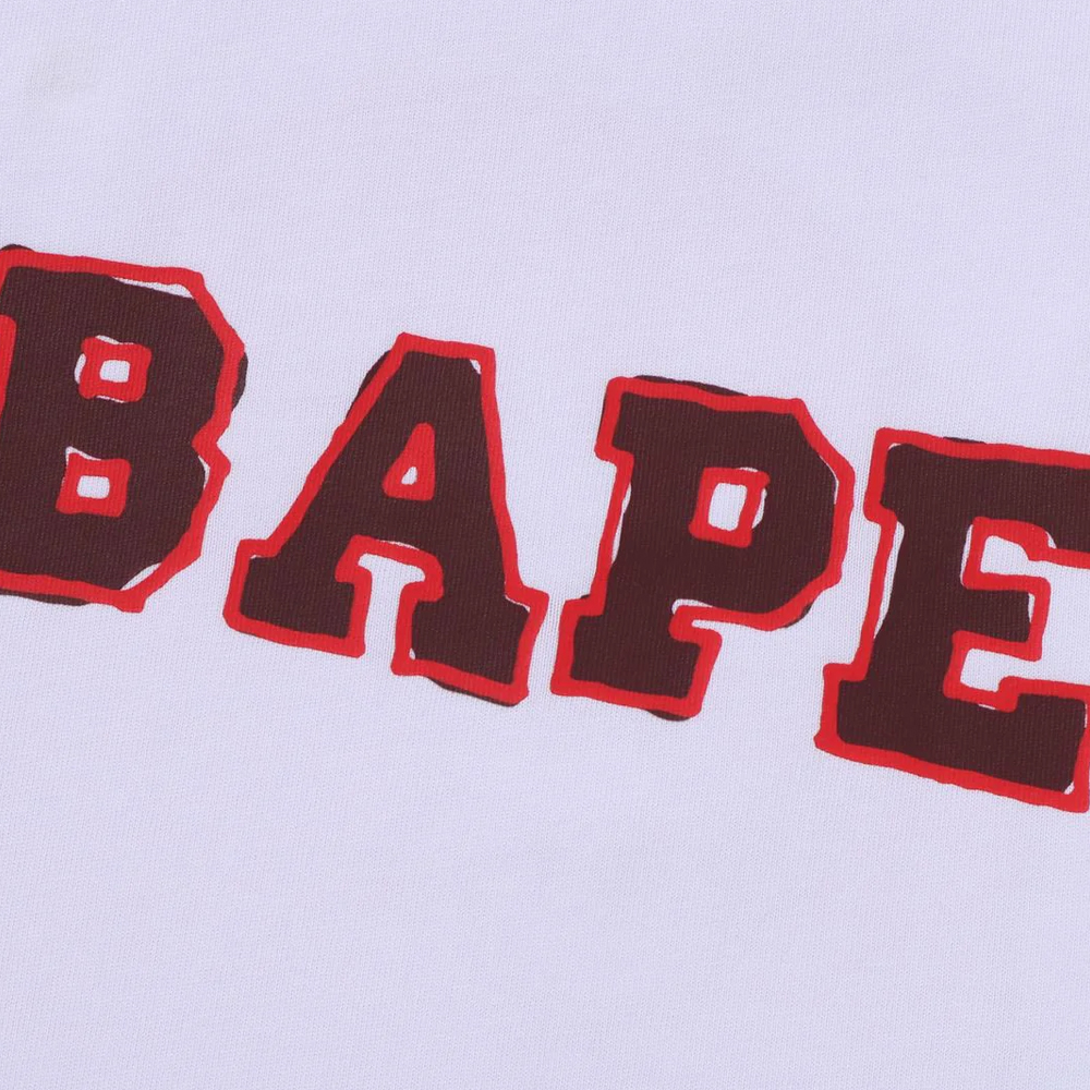 베이프 반팔티 HAND DRAW BAPE LOGO RELAXED FIT TEE 1L80-110-320 - 상세 이미지 5