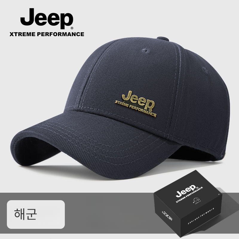 JEEP 남성 캡모자 가을 겨울 순면 야구 모자 - 상세 이미지 2