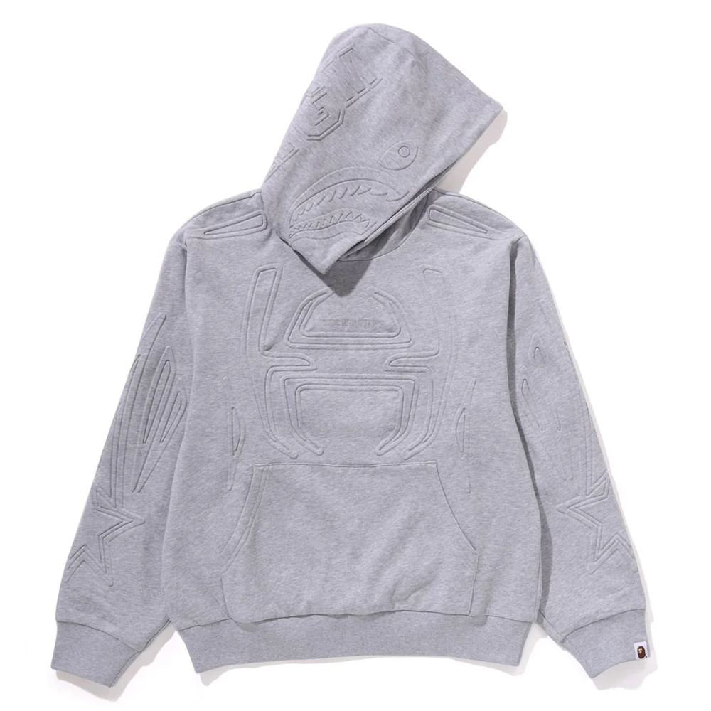 베이프 후드티 PADDED SHARK CROPPED FIT PULLOVER HOODIE 1L80-114-305 - 상세 이미지 2