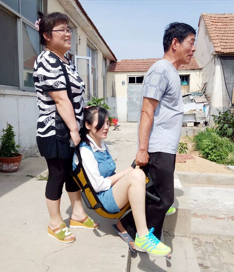 계단용 환자이동벨트 거동불편 이동보조 침대환자 휠체어 리프트 간병용 이송보조벨트 스트랩 포함 강화 - 상세 이미지 2