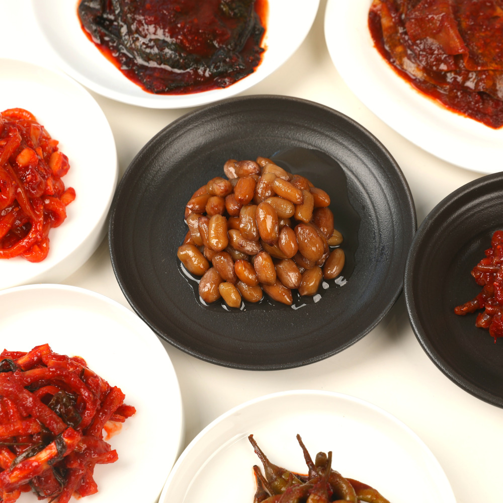 수제반찬 부전시장 콩잎깻잎 콩조림 밑반찬300g골라담기 - 상품 이미지