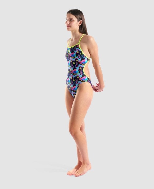 아레나 Multi Chameleons Lace Back One Piece - 상세 이미지 3