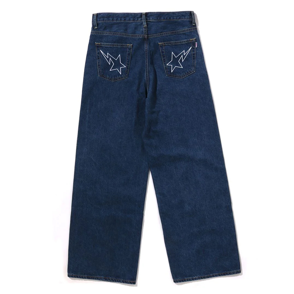 베이프 우먼즈 바지 APE HEAD 12 OZ DENIM PANTS 1L80-250-001 - 상세 이미지 2