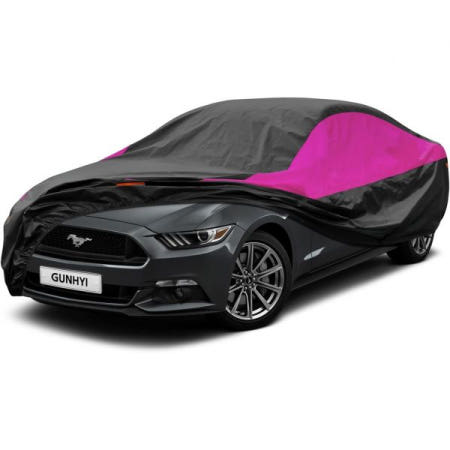 [해외]자동차 방수 전천후, 유니버설 핏 쉐보레 카마로/콜벳, 포드 머스탱/퓨전, 캐딜락 CTS, 혼다 어코드, 현대 쏘나타, 카마로/말리부/콜벳 등 자동차용 커버.