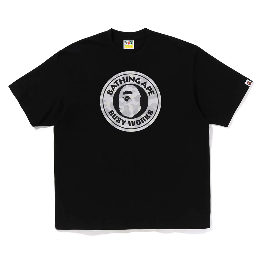 베이프 반팔티 CITY CAMO BUSY WORKS RELAXED FIT TEE 1L80-110-310 - 상품 이미지