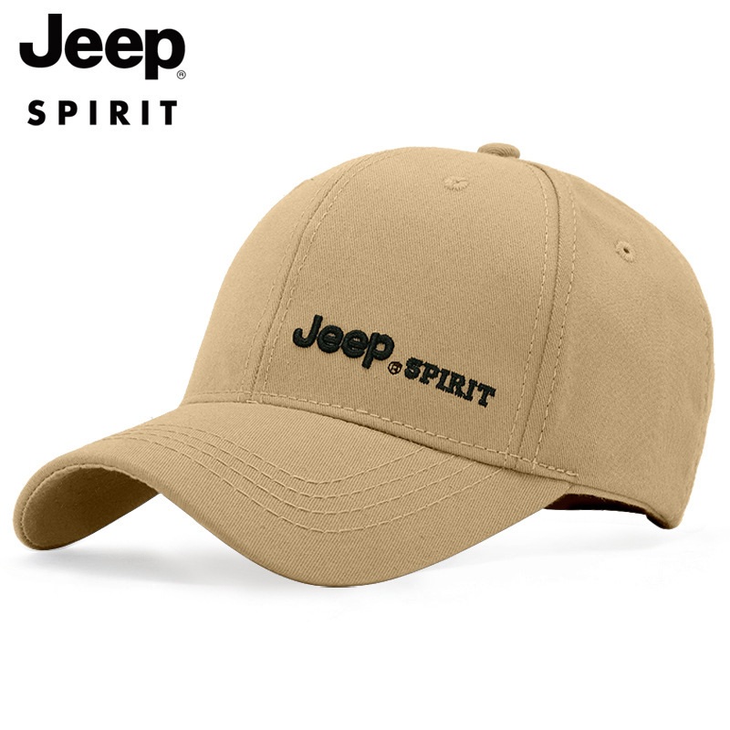 JEEP SPIRIT 사계절 캡모자 빅사이즈 커플 무지 야구모자 - 상세 이미지 4