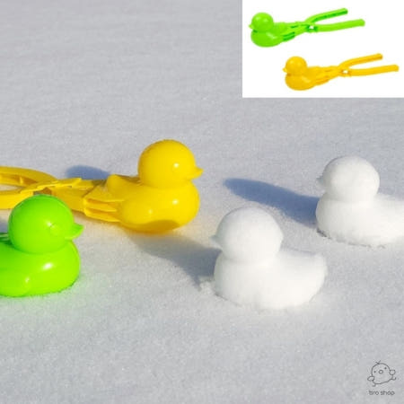 브로샵 눈 오리 만들기 120개 스노우볼집게 오리눈사람 눈메이커 모래놀이틀