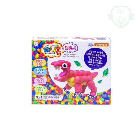 솔군스토어 플레이콘 미니 티라노사우루스 DIY키트 장난감 만들기재료