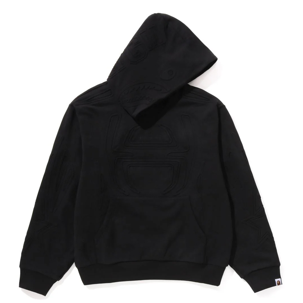베이프 후드티 PADDED SHARK CROPPED FIT PULLOVER HOODIE 1L80-114-305 - 상품 이미지