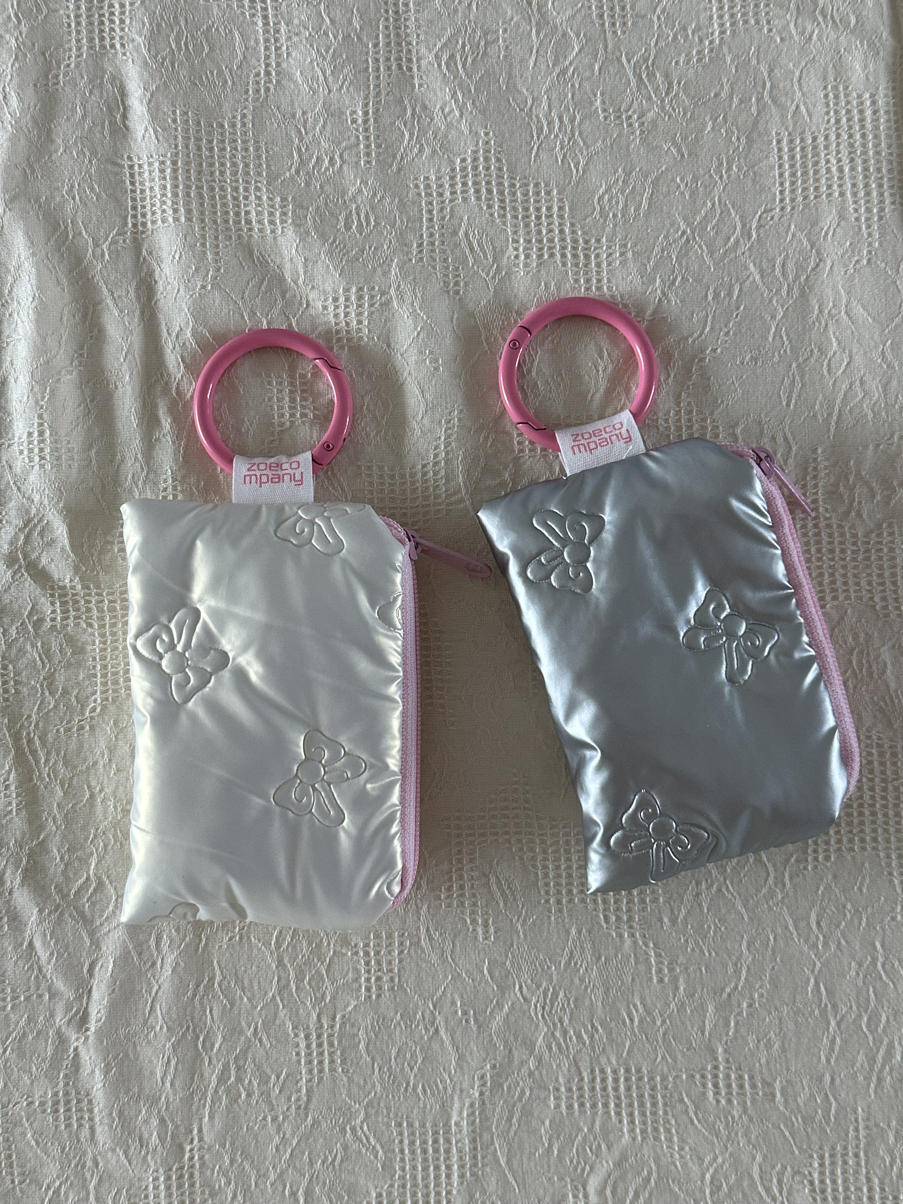 오해피 미니 파우치 화장품 여성용품 립스틱 차키 키링