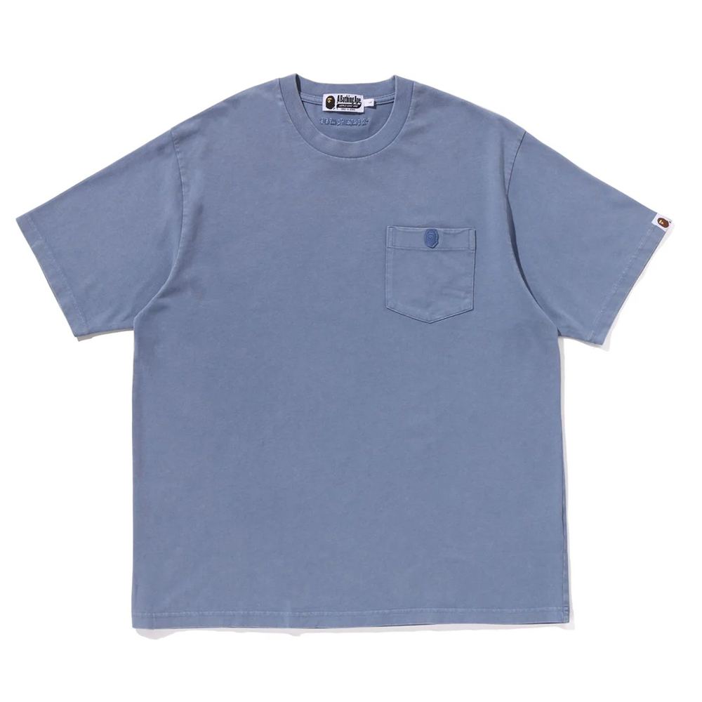 베이프 반팔티 GARMENT DYE ONE POINT RELAXED FIT POCKET TEE 1L80-109-304 - 상세 이미지 2