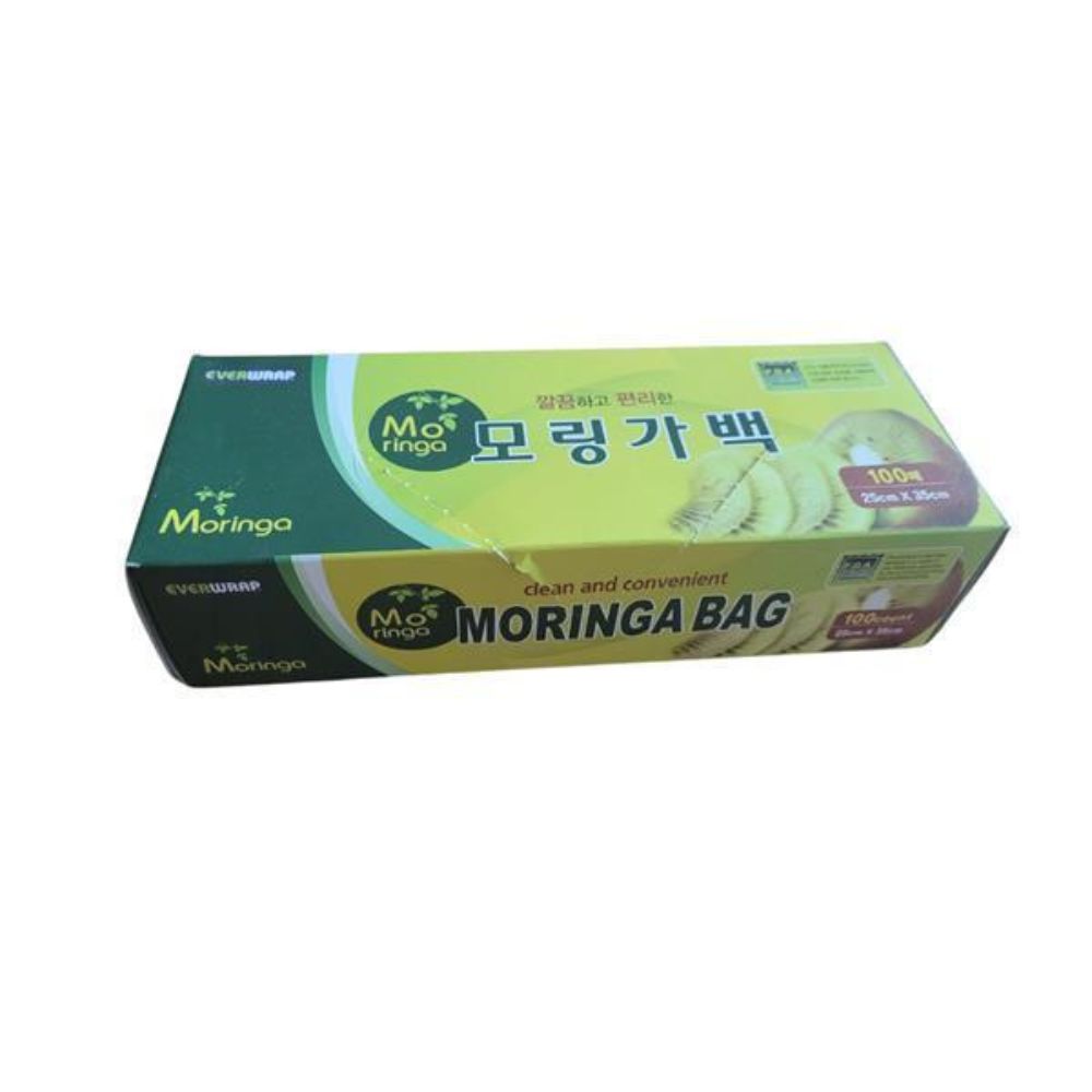 에버랩 모링가 뽑아쓰는 일회용 비닐 봉지 위생백 대형 봉투 25x35cm 100매 10개 - 상품 이미지
