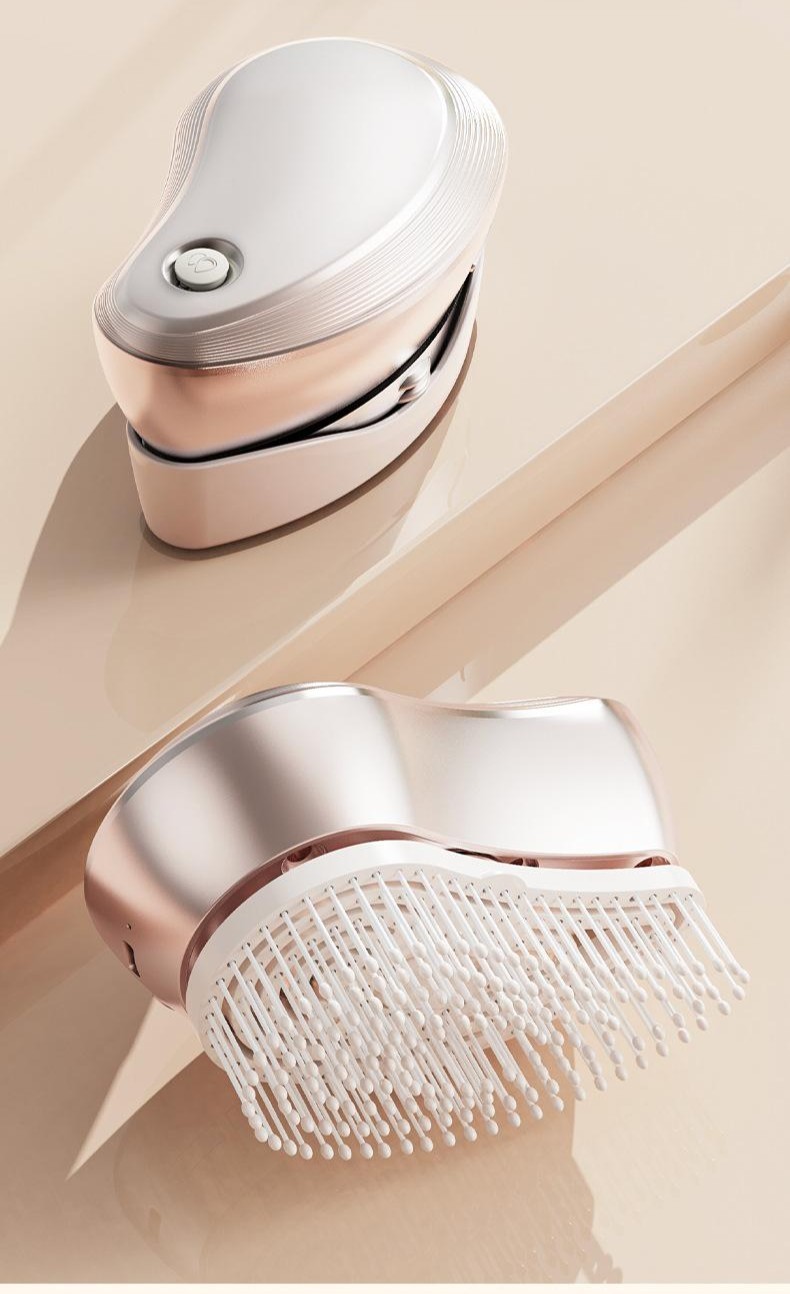 솔비에 두피디바이스 홈케어 모발강화 괄사 헤어 MZG-24 진동 헤어 600mAh 영어 - 상품 이미지