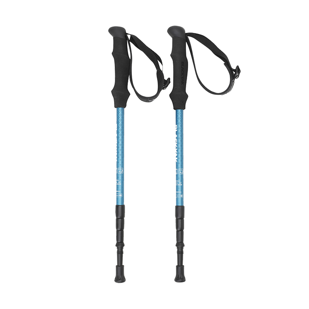 블랙야크 스틱 등산지팡이 2개 1세트 두랄루민 4단 트레킹폴