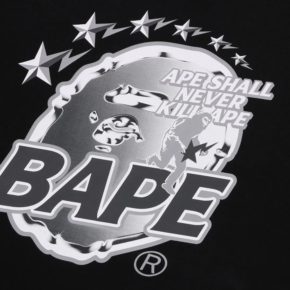 베이프 반팔티 METAL APE HEAD RELAXED FIT TEE 1L80-110-340 - 상세 이미지 3
