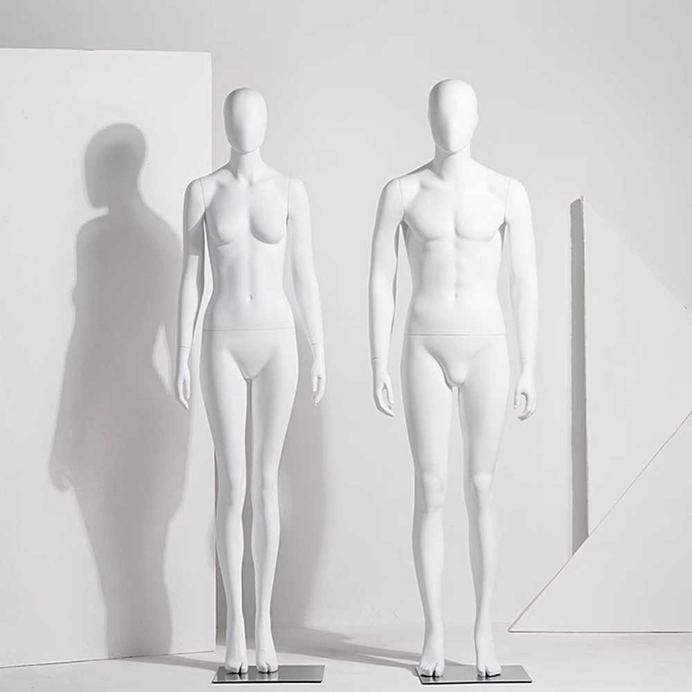 매장용 전신 마네킹 남성 여성 의류 진열 피팅 모형 BSD-3 여성(머리 있음) - 상세 이미지 2