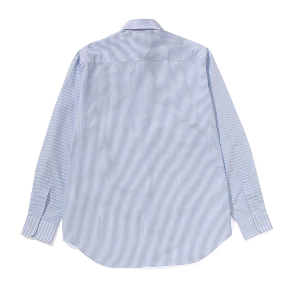 베이프 우먼즈 셔츠 COLLEGE STRIPE SHIRT 1L80-231-001 - 상세 이미지 2
