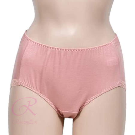 로즈밀 (제임스딘) 심플 디자인 부드럽고 편안한 여성 베이직 맥시 삼각팬티 3매입 엄마팬티