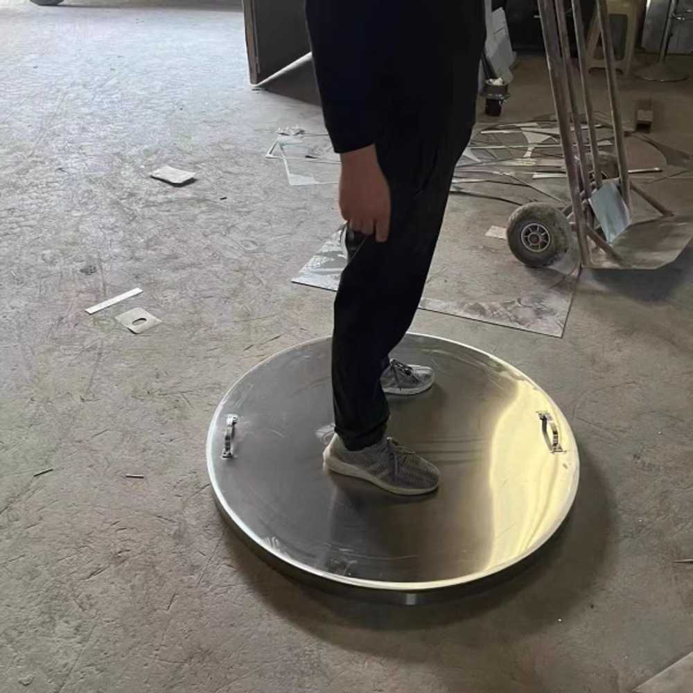 주철 솥뚜껑 대형 가마솥용 무쇠 직화 전통 조리기 70cm 더블+엣지 - 상세 이미지 3