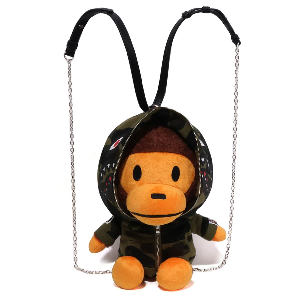 베이프 우먼즈 백팩 1ST CAMO BABY MILO PLUSH DOLL BACKPACK 2L80-289-006 - 메인 이미지