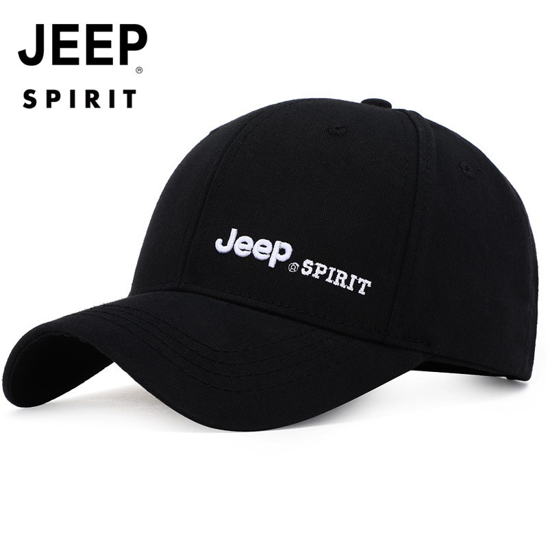 JEEP SPIRIT 사계절 캡모자 빅사이즈 커플 무지 야구모자 - 상품 이미지