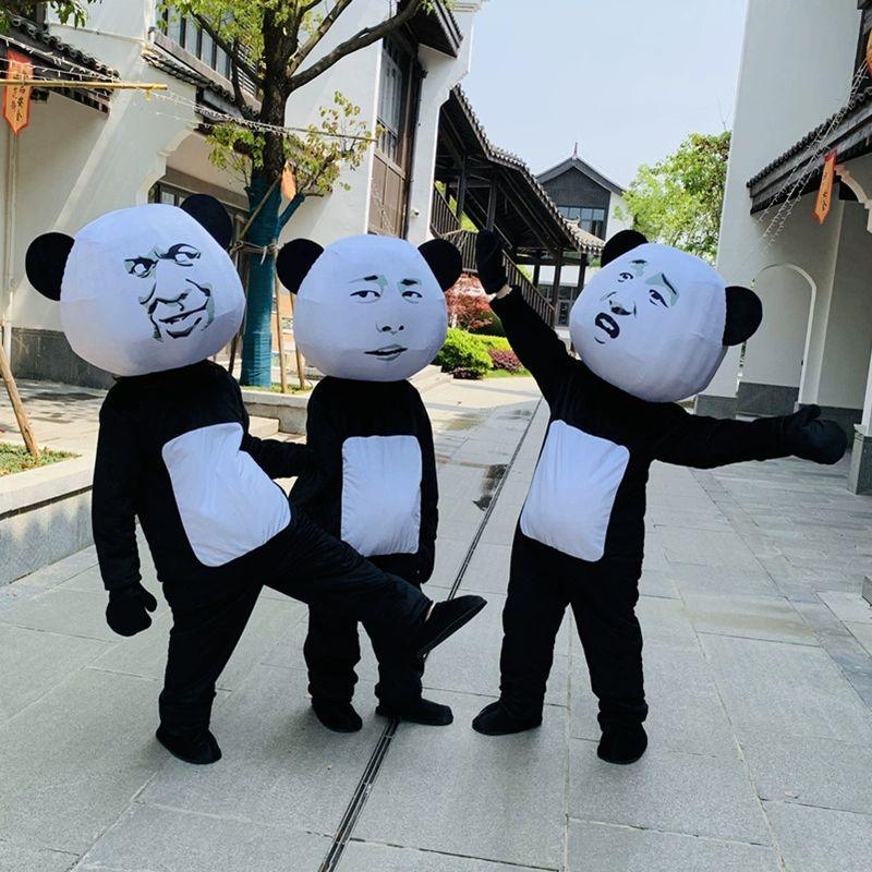 사람표정 대형 인형 탈 소품 의류 축제 행사 파티 할로윈 금관장 프리사이즈 - 상세 이미지 4