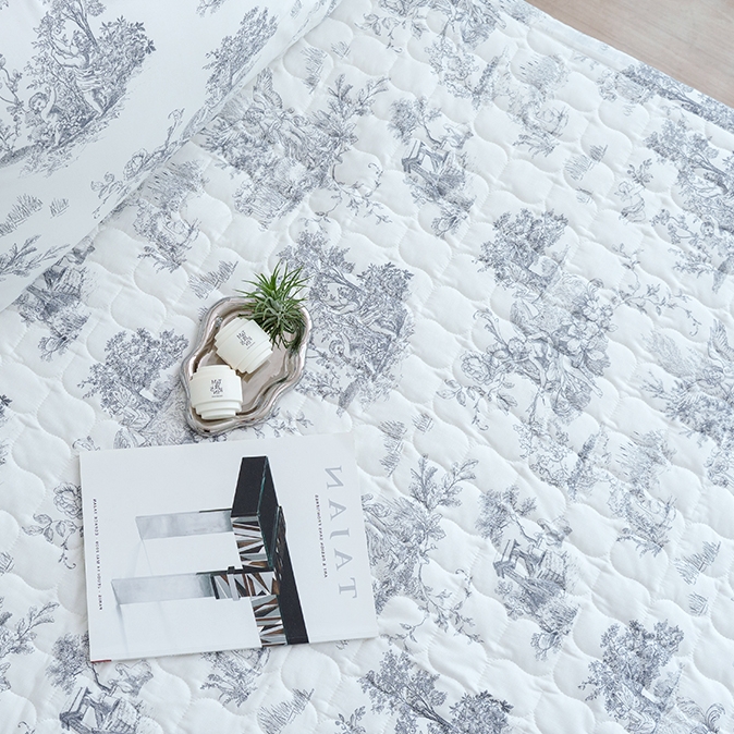 거실 면 카페트 국산 순면 명화 누빔 바닥 패드 디오레 뜨왈 200x150