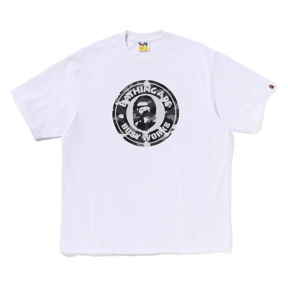 베이프 반팔티 CITY CAMO BUSY WORKS RELAXED FIT TEE 1L80-110-310 - 상세 이미지 4