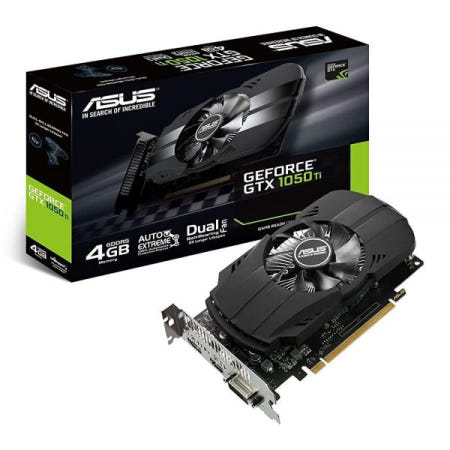 에이수스 [해외]ASUS PH-GTX1050TI-4G GeForce GTX 1050 Ti 4GB GDDR5 그래픽 카드