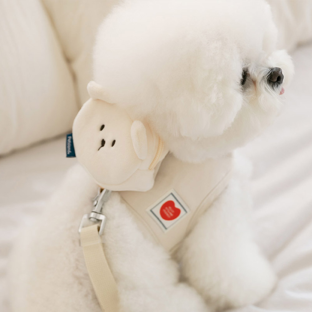 강아지 하네스옷 소형견 하네스 가슴줄 누베어