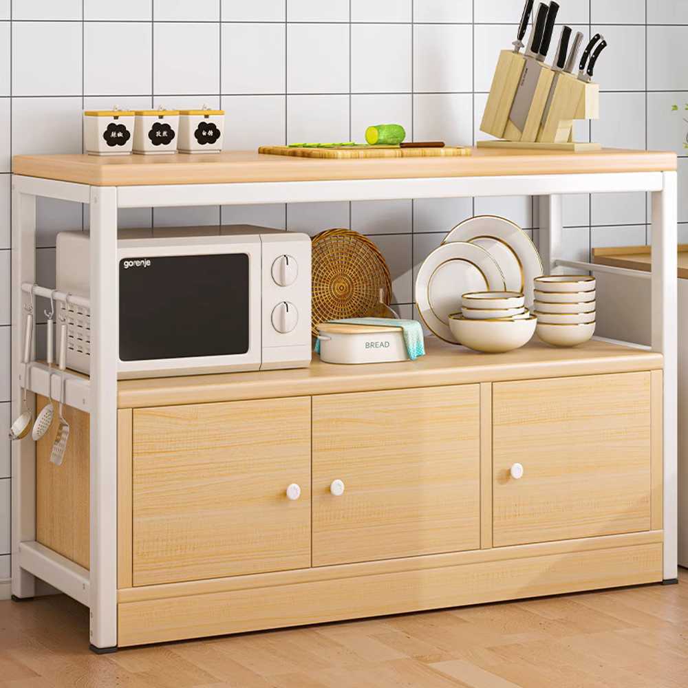 탕비실 수납장 찬장 다과 장식장 보조 보관 주방 선반 표준형 80cm - 상세 이미지 2