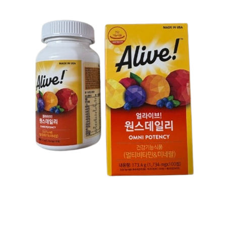 코스트코 얼라이브 원스데일리 멀티비타민 1,734mg 100정