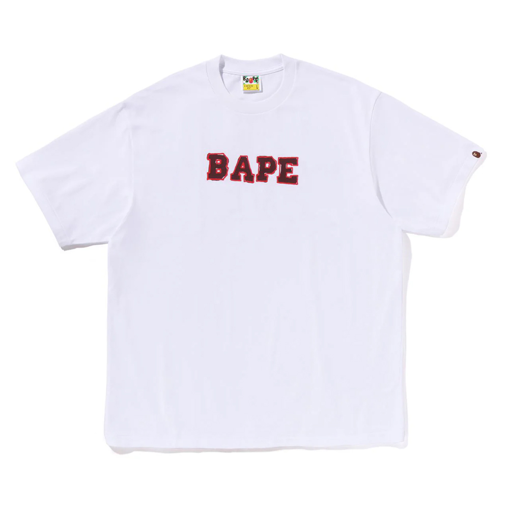 베이프 반팔티 HAND DRAW BAPE LOGO RELAXED FIT TEE 1L80-110-320 - 상세 이미지 4