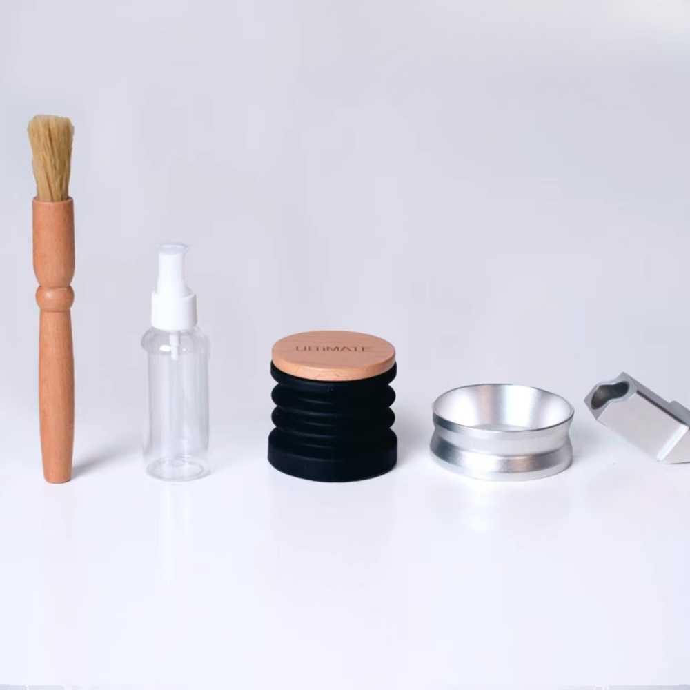 커피 분쇄기 전자동 원두 그라인더 소형 가는 기계 실버 58mm - 상세 이미지 4