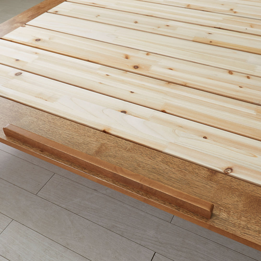 가구일상 무헤드 원목침대